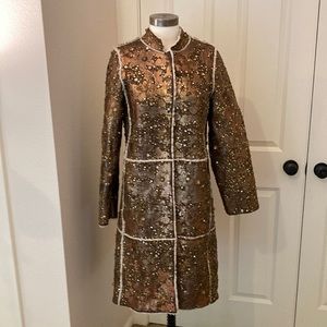 Oscar de la Renta beautiful copper coat new with tags